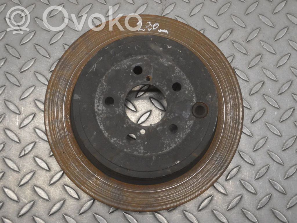 Nissan Qashqai Rear brake disc 