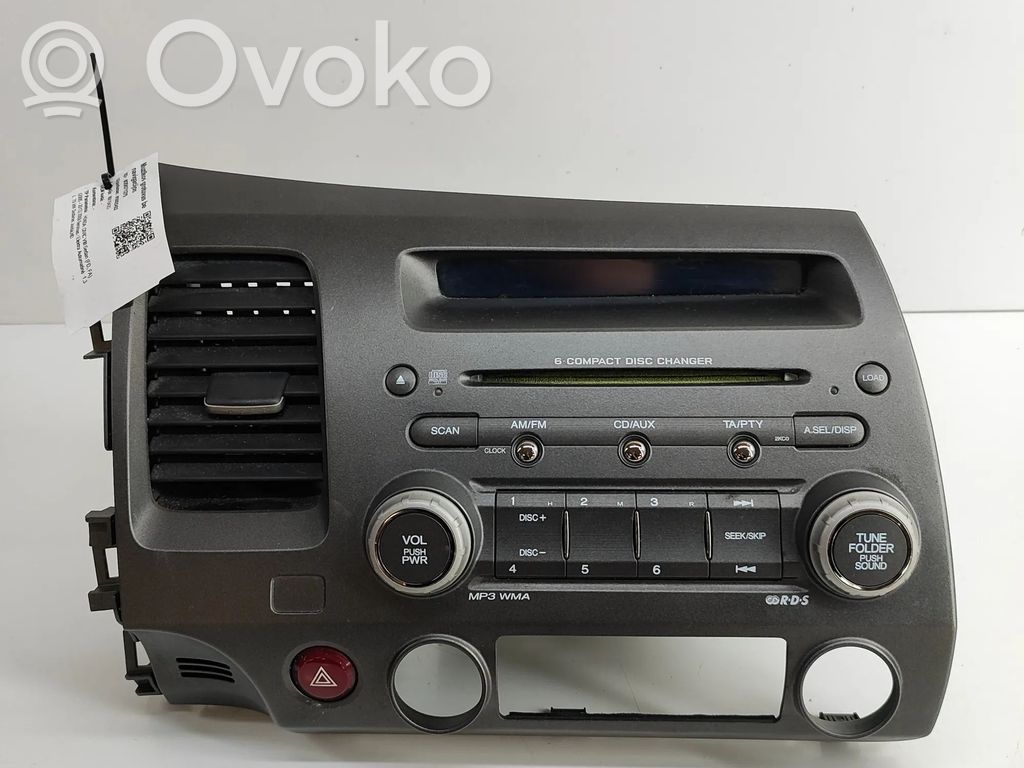 Panel / Radioodtwarzacz CD/DVD/GPS   MN826RA,39100SNAG631M1