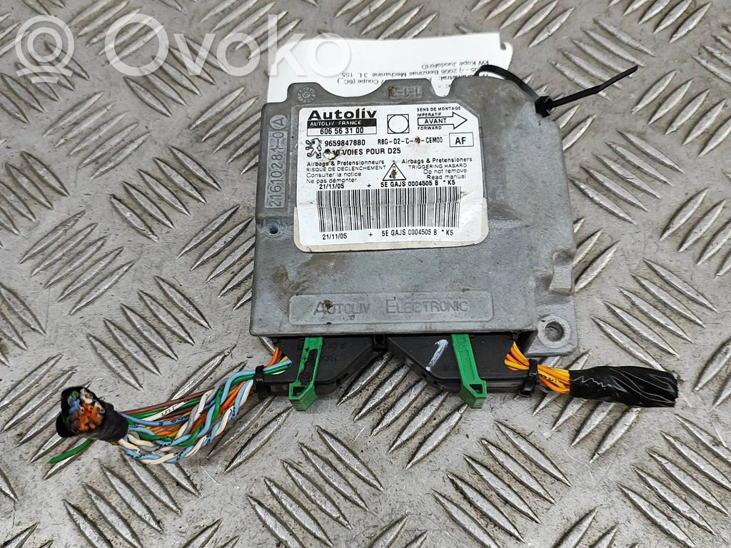Peugeot 407 Centralina/modulo airbag 
