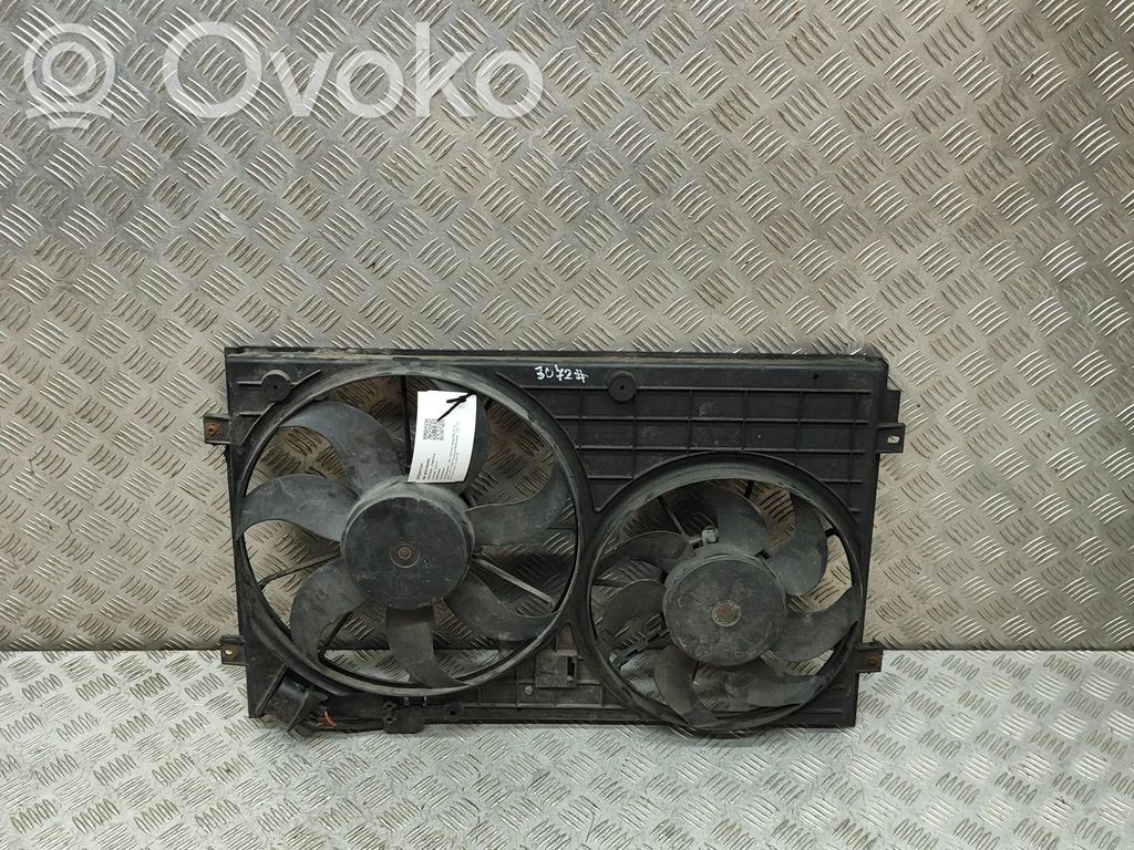 Volkswagen PASSAT B6 Convogliatore ventilatore raffreddamento del radiatore