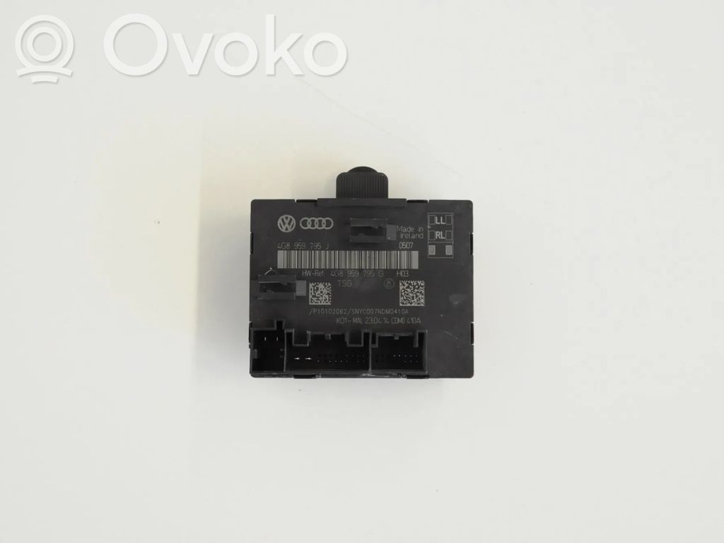 Audi A6 S6 C7 4G Durų elektronikos valdymo blokas 