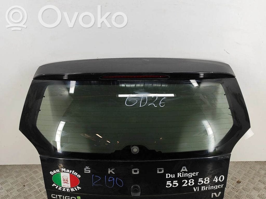 Skoda Citigo Couvercle de coffre