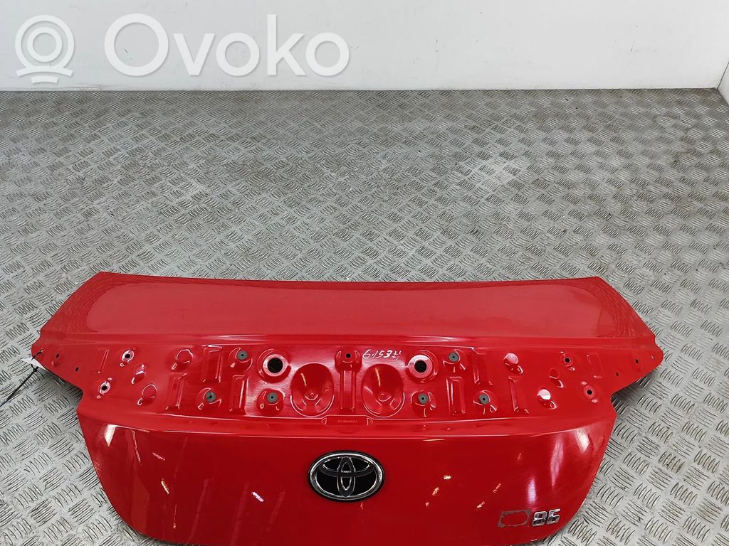 Toyota GR 86 Couvercle de coffre