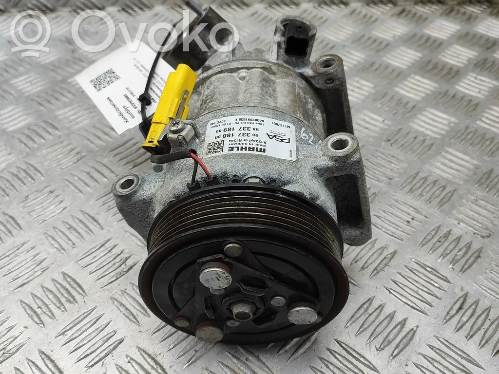 Peugeot 308 Klimakompressor Pumpe 