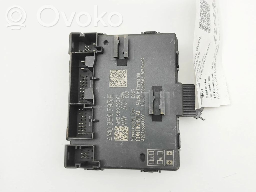 Door control unit/module   4M0959795E