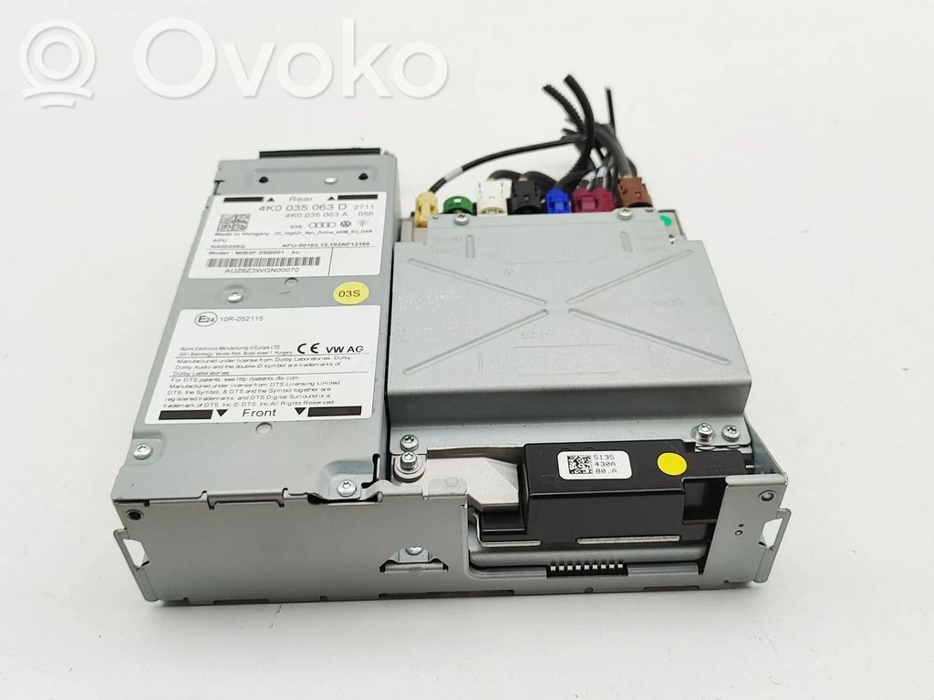 Centralina/modulo navigatore GPS   4K0035063A,4K0035063D
