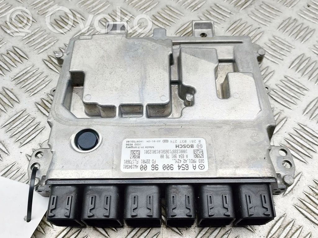Unitate/modul de control motor   A6549017600,0281037274,A6549009600