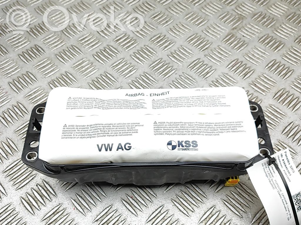 Porsche Cayenne (9Y0 9Y3) Airbag del passeggero