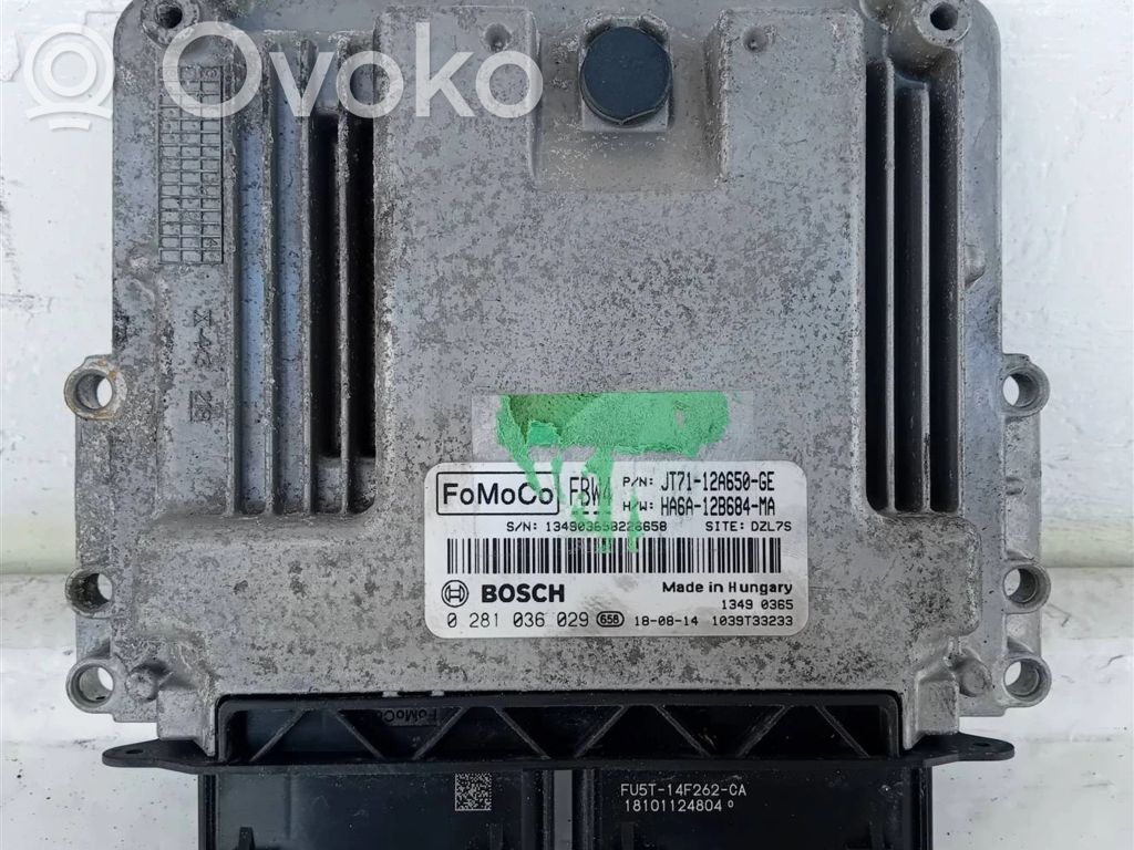 Ford Transit Courier Variklio valdymo blokas 