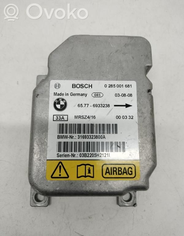 Module de contrôle airbag   65776933238,0285001681