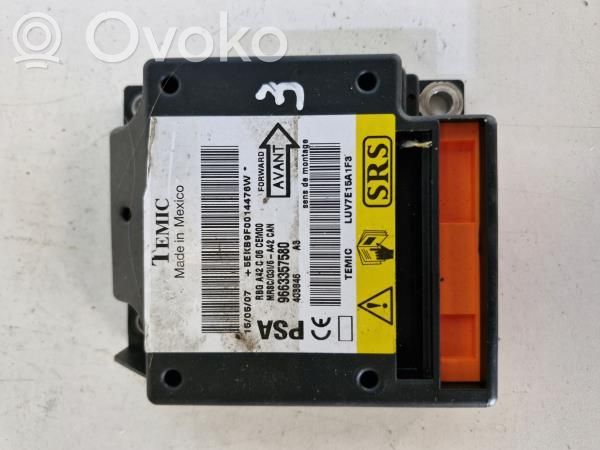 Airbag control unit/module   9663357580