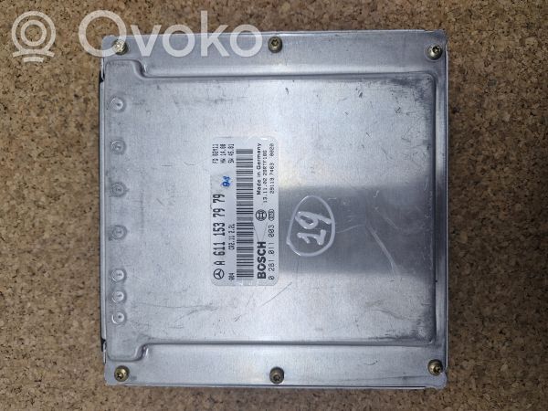 Engine control unit/module   A6111537979,0281011003
