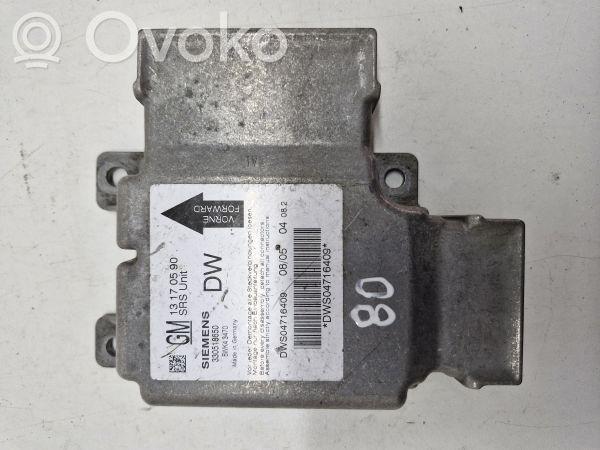 Airbag control unit/module   13170590,330518650,5WK43470,DW