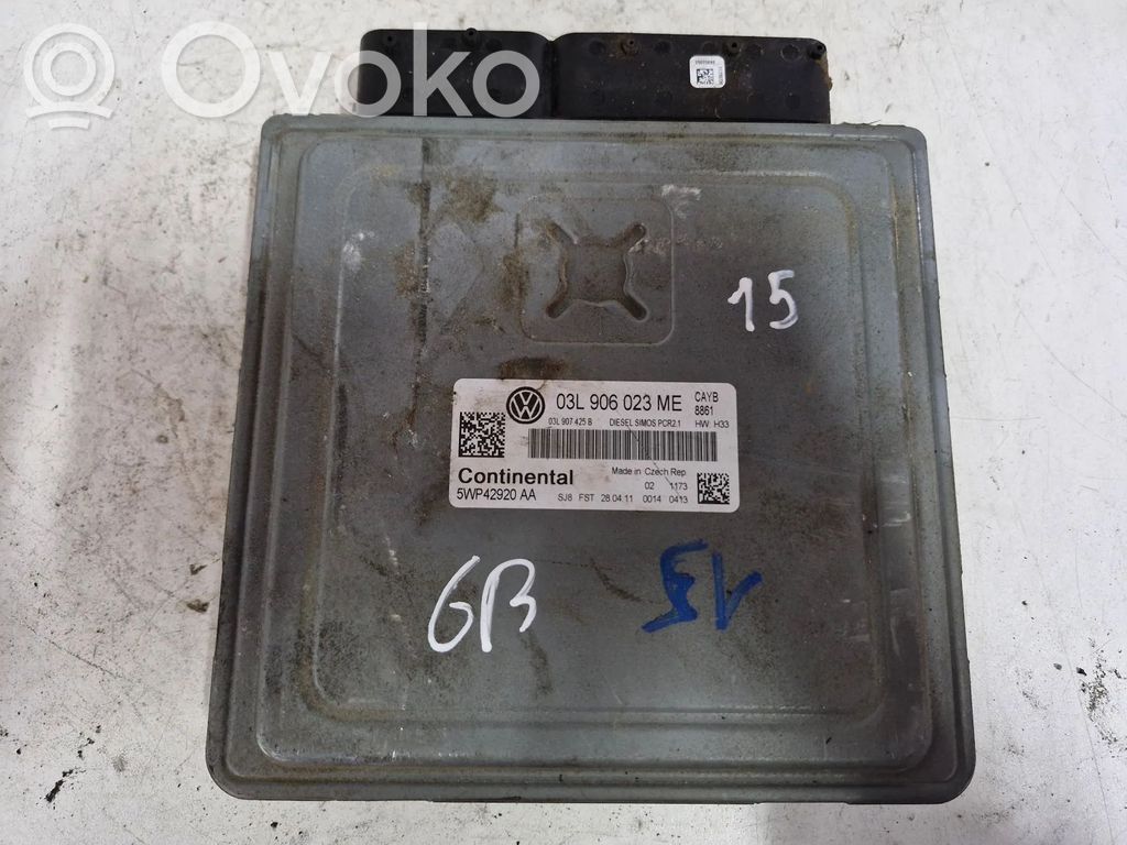 Engine control unit/module   03L906023ME,03L907425B,5WP42920AA