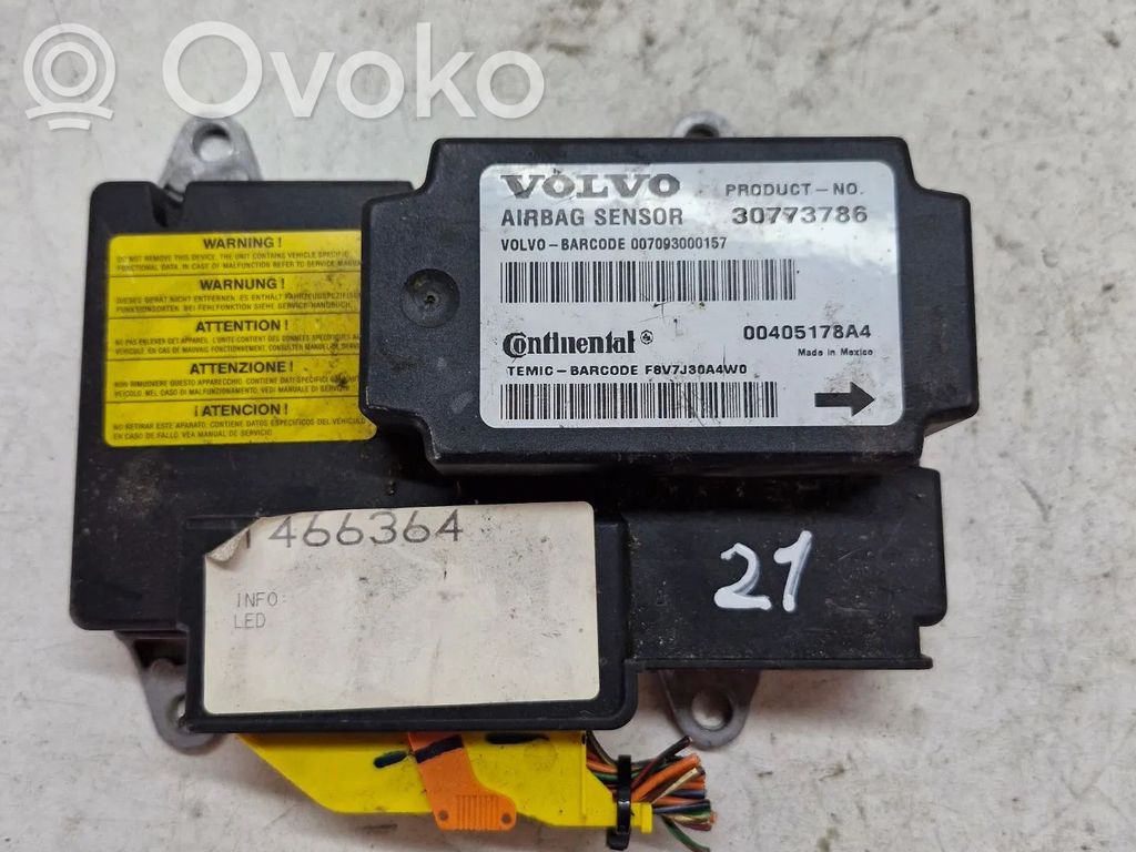 Airbag control unit/module   30773786