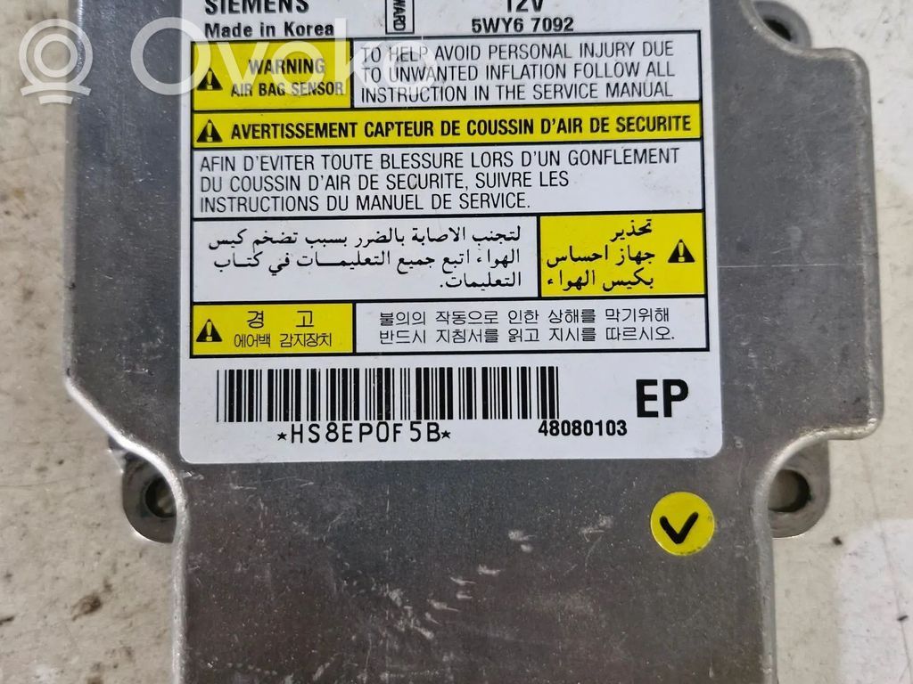 Chevrolet Aveo Airbag control unit/module 