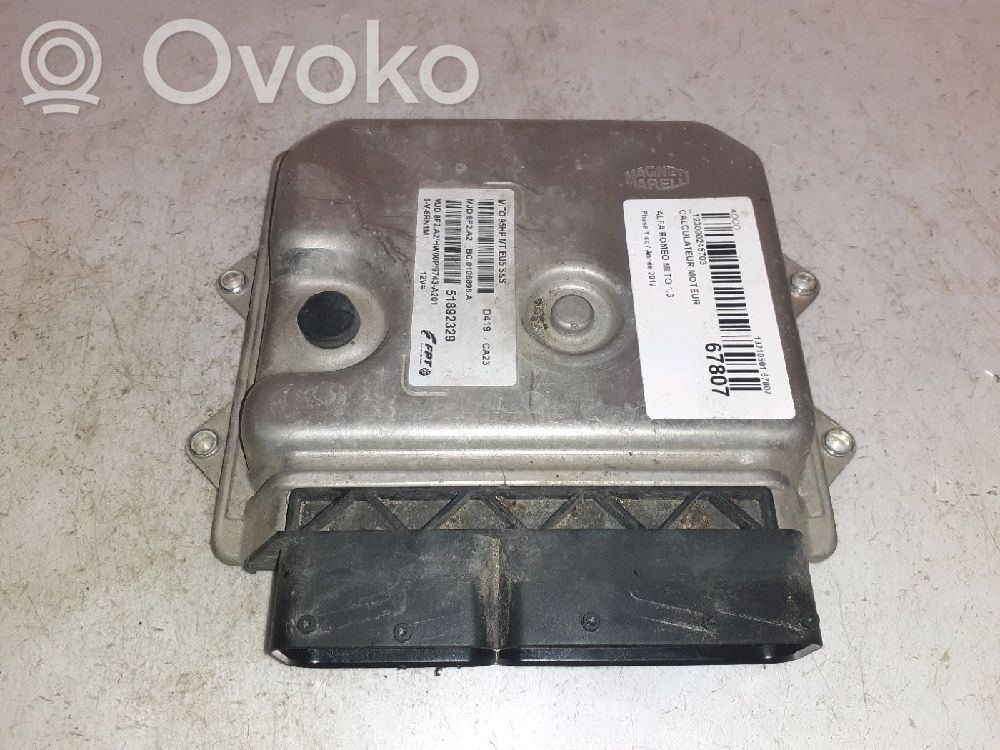 Alfa Romeo Mito Engine control unit/module 