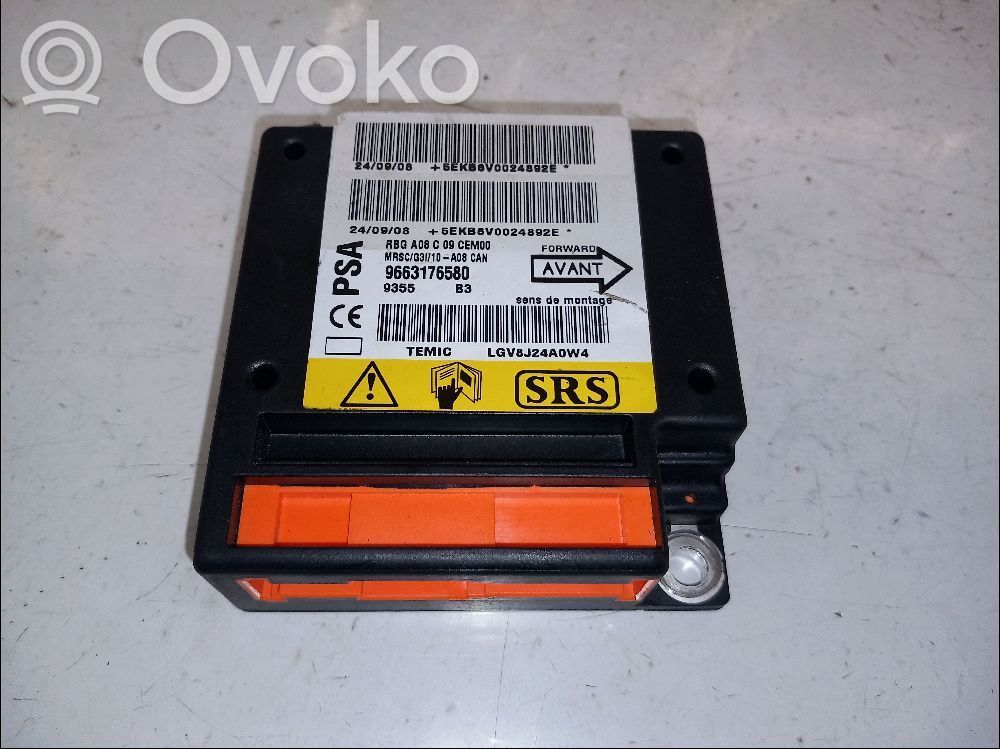 Peugeot 1007 Airbag control unit/module 