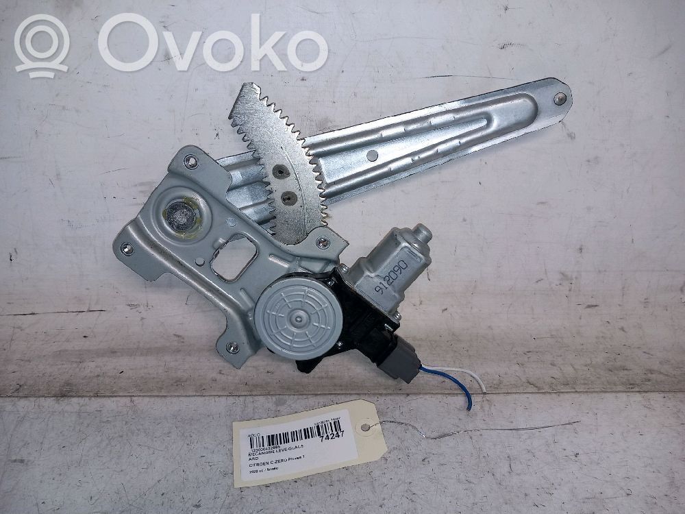 Rear door manual window regulator   9224J2,9224J2