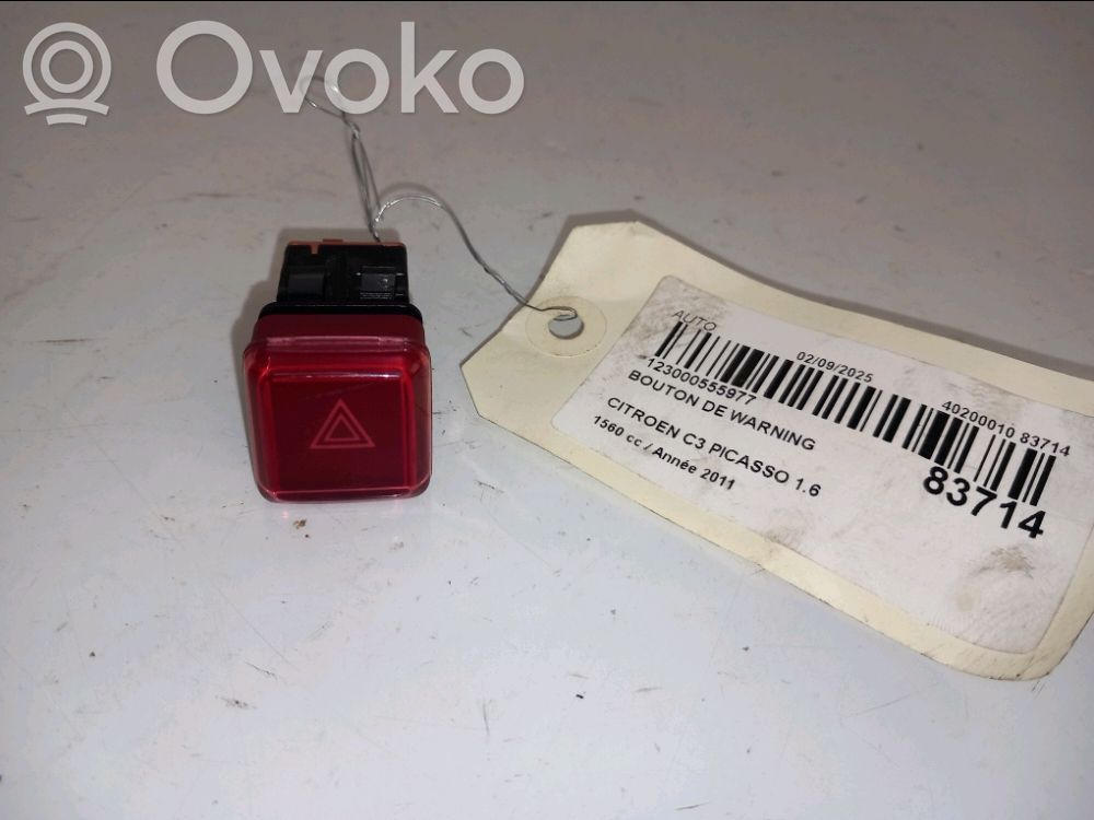 Botón interruptor de luz de peligro   6242PZ,6242PZ