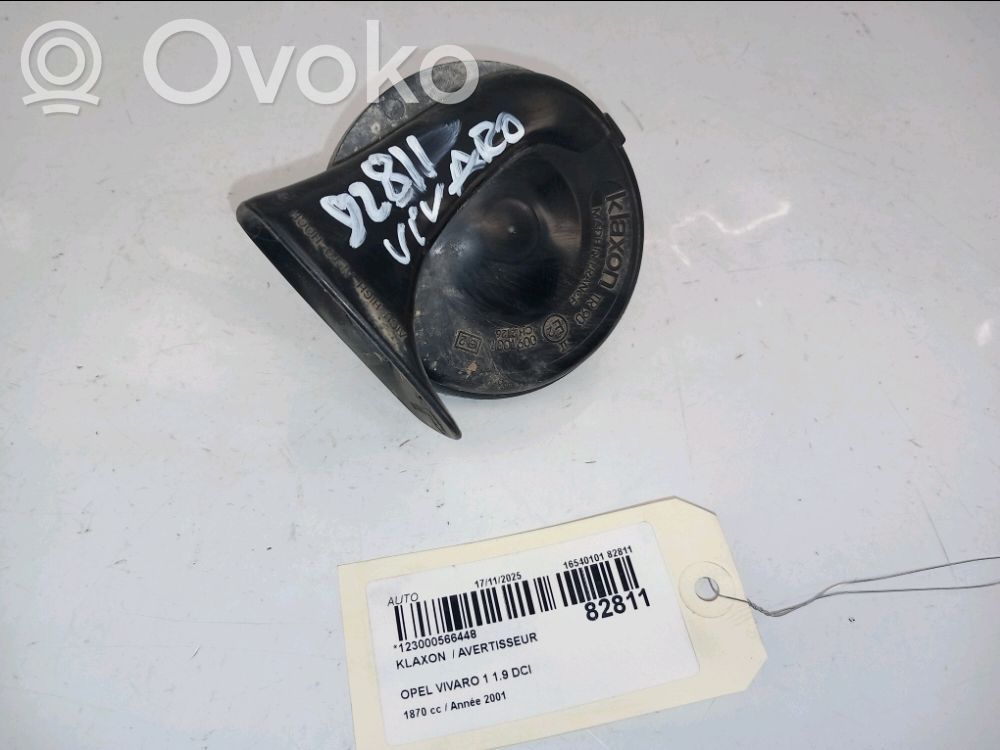 Opel Vivaro Señal acústica 
