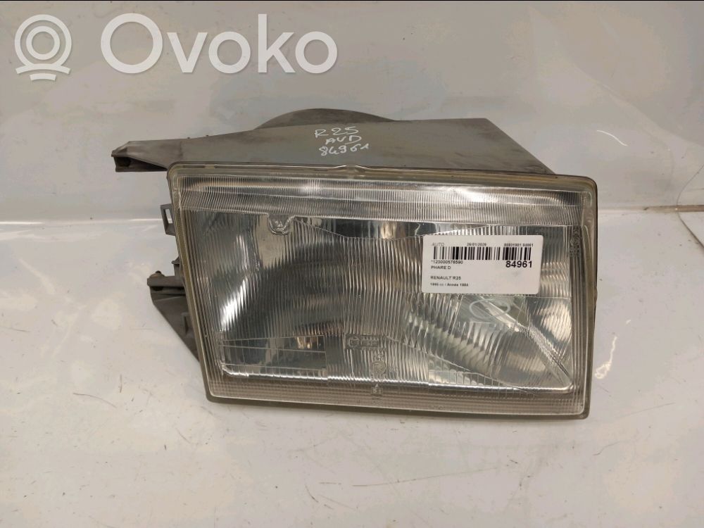 Renault 25 Headlight/headlamp 