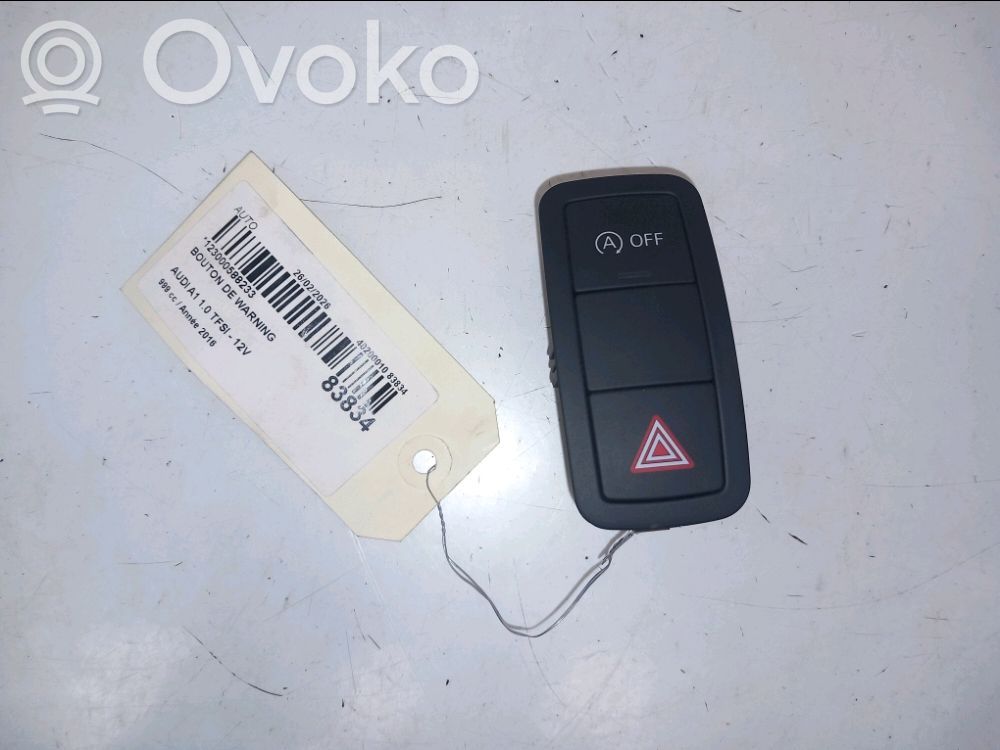 Hazard light switch   8X0959672H,8X0959672H