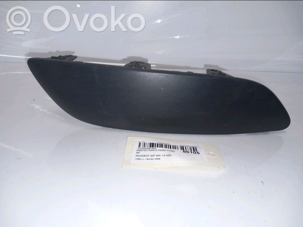 Peugeot 207 Narożnik zderzaka przedniego 