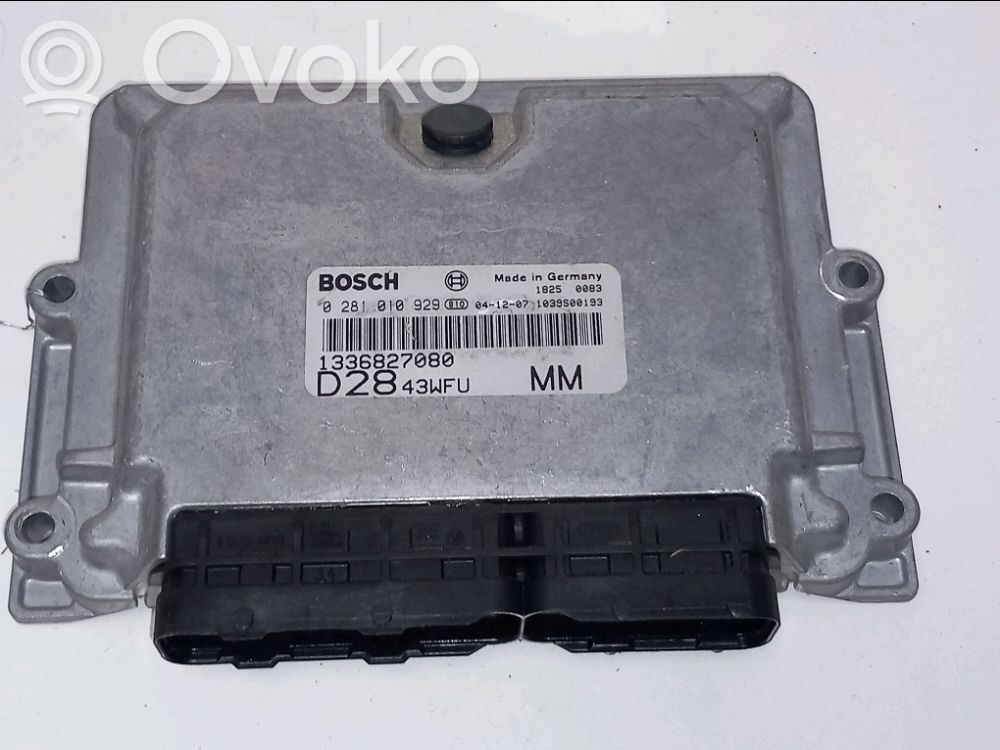 Peugeot Boxer Engine control unit/module 