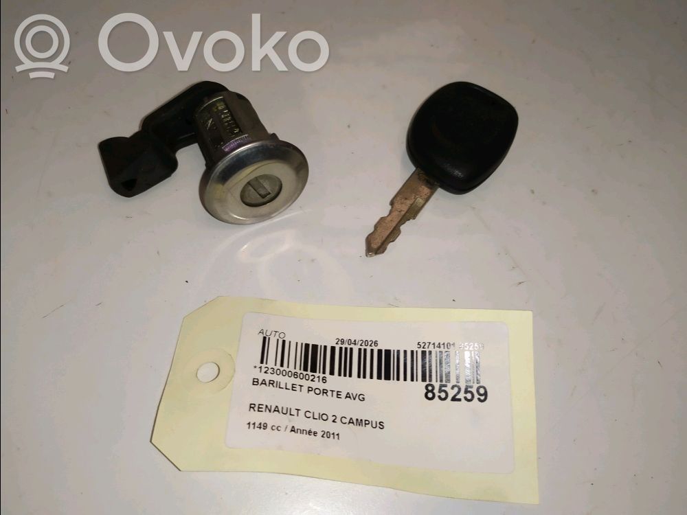 Renault Clio III Priekšpusē slēdzene 
