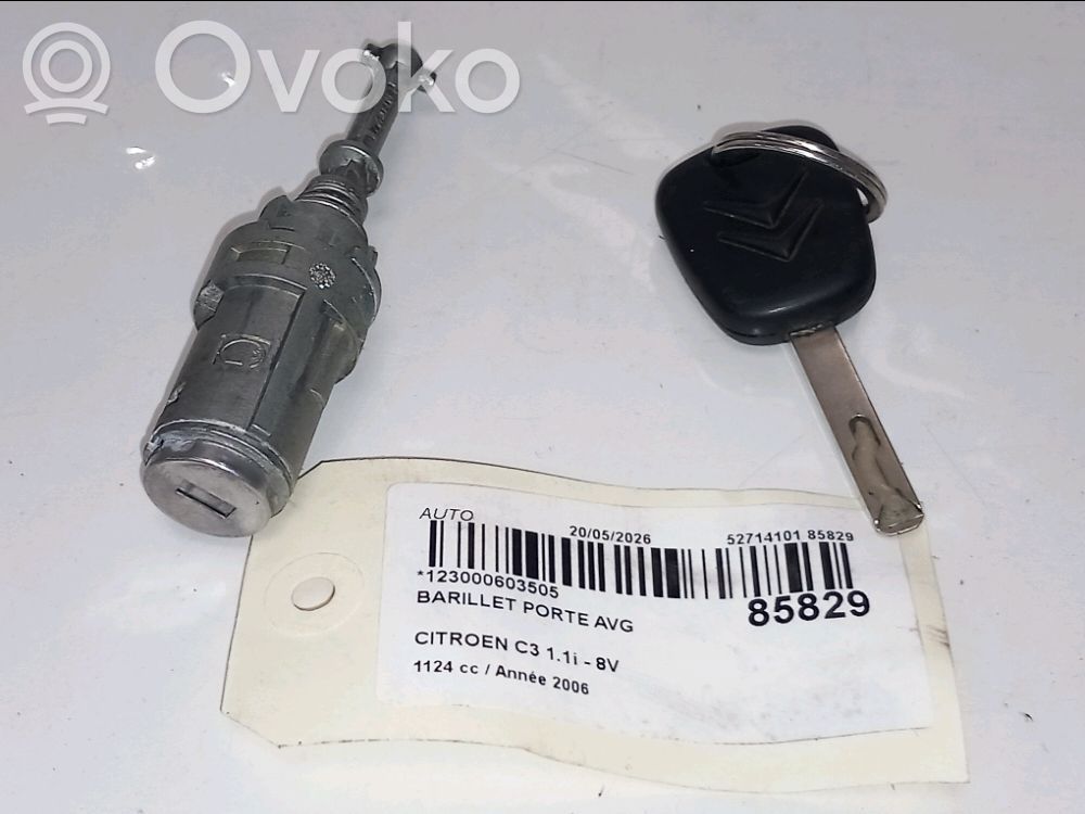 Citroen C3 Priekšpusē slēdzene 