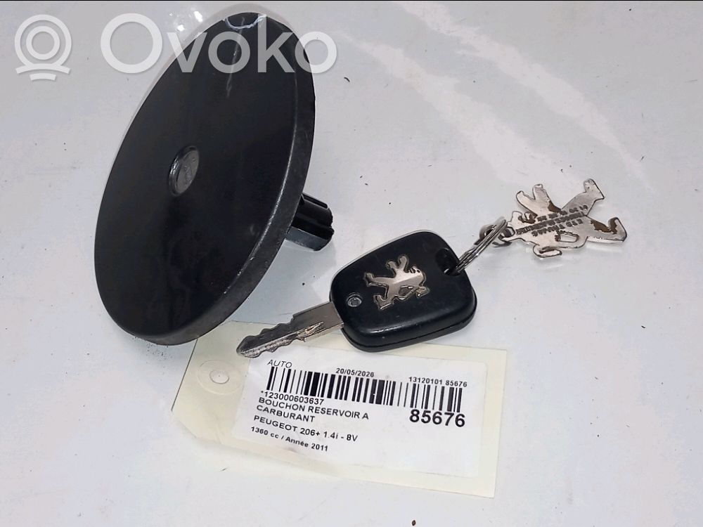 Peugeot 206+ Klapka wlewu paliwa 