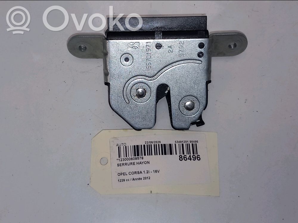 Opel Corsa D Türschloss vorne 