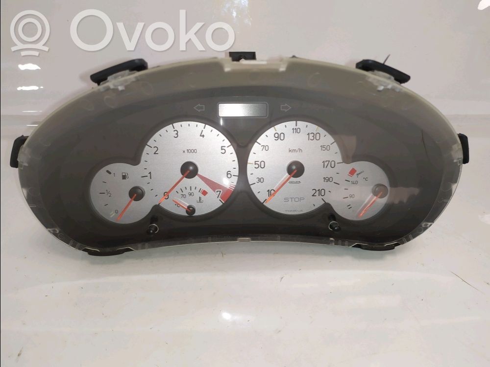 Peugeot 206 CC Tachimetro (quadro strumenti) 