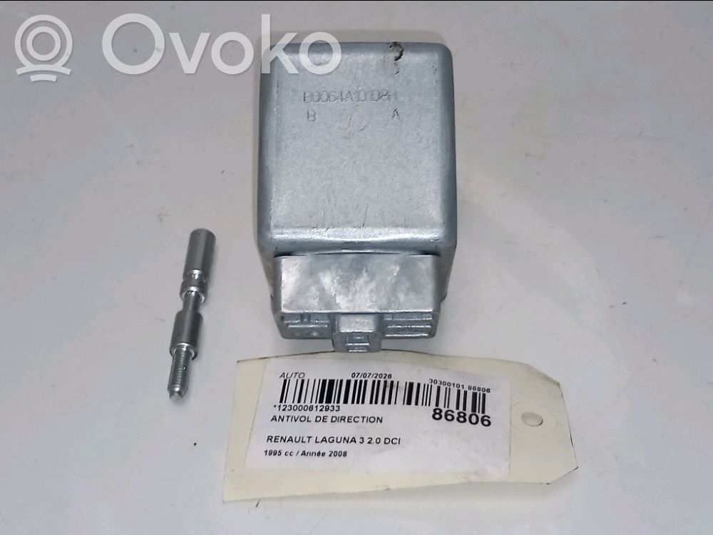 Renault Laguna III Blokada kolumny kierownicy 