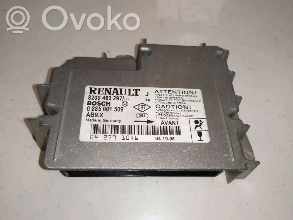 Renault Modus Airbagsteuergerät 