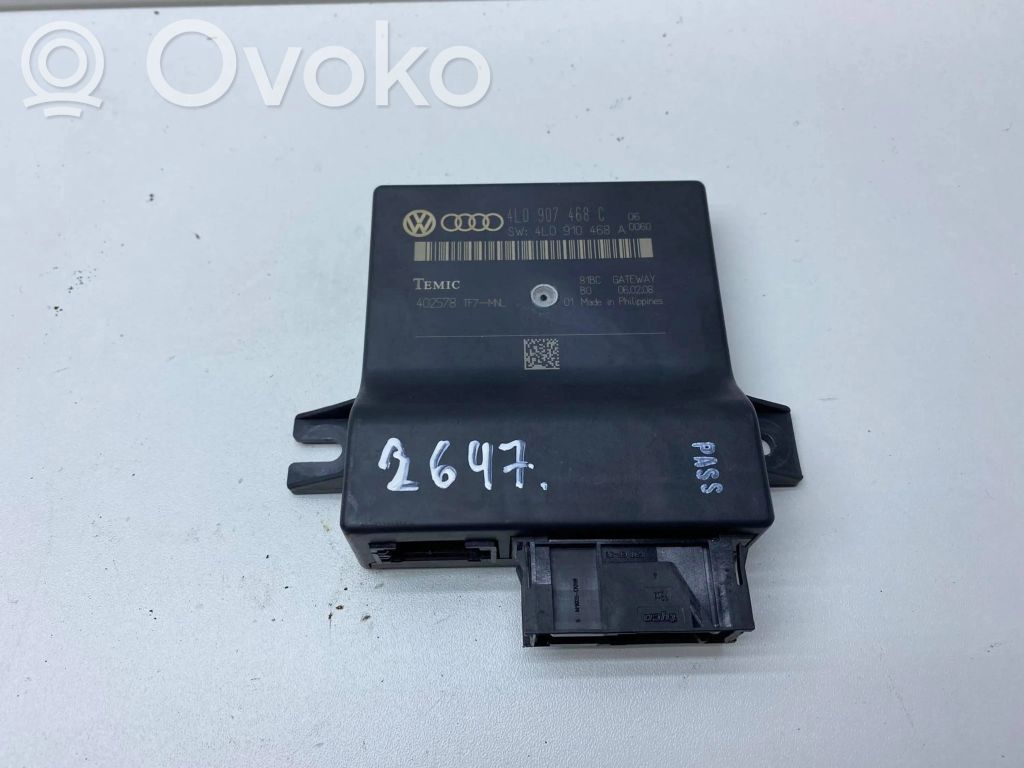 Audi A6 S6 C6 4F Gateway control module 