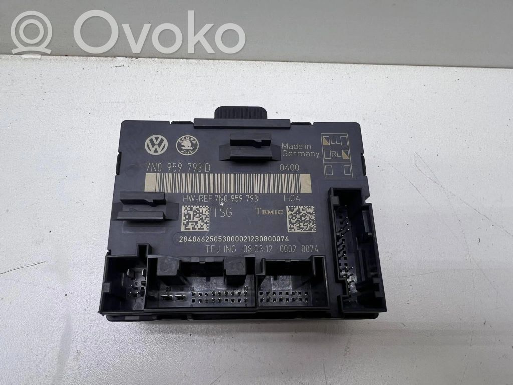 Skoda Yeti (5L) Sterownik / Moduł drzwi 