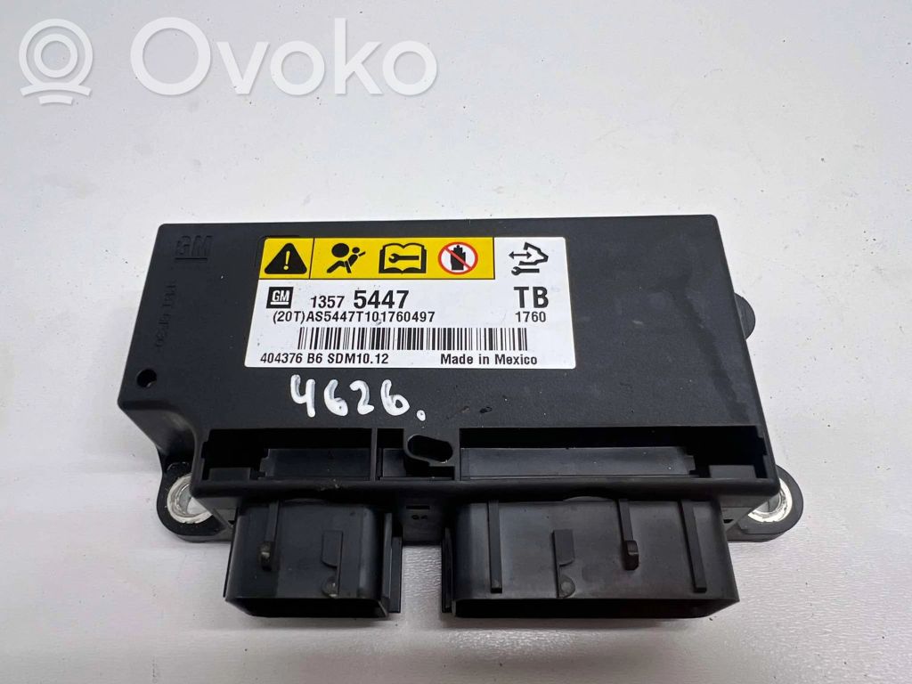 Opel Insignia A Airbag control unit/module 