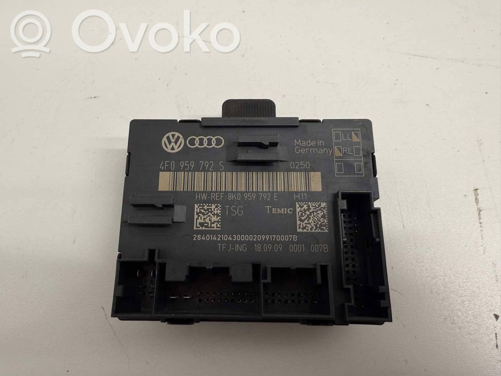 Audi A6 S6 C6 4F Door control unit/module 