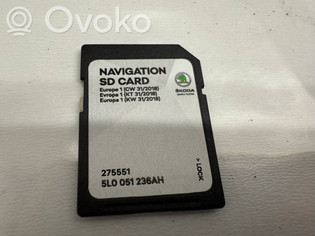 Skoda Karoq Navigation maps CD/DVD 