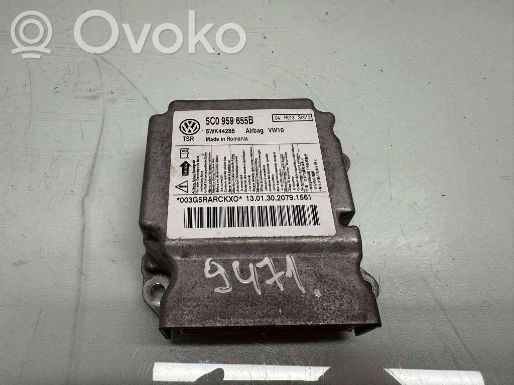 Skoda Yeti (5L) Airbag control unit/module 