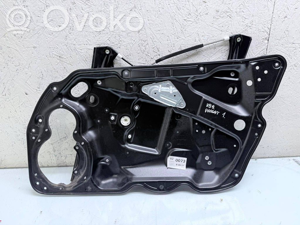 Volkswagen PASSAT B6 Mechanizm podnoszenia szyby przedniej bez silnika 