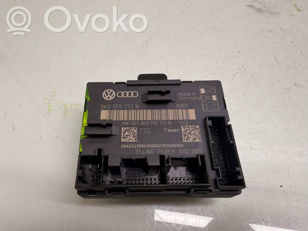 Audi A4 S4 B8 8K Door control unit/module 