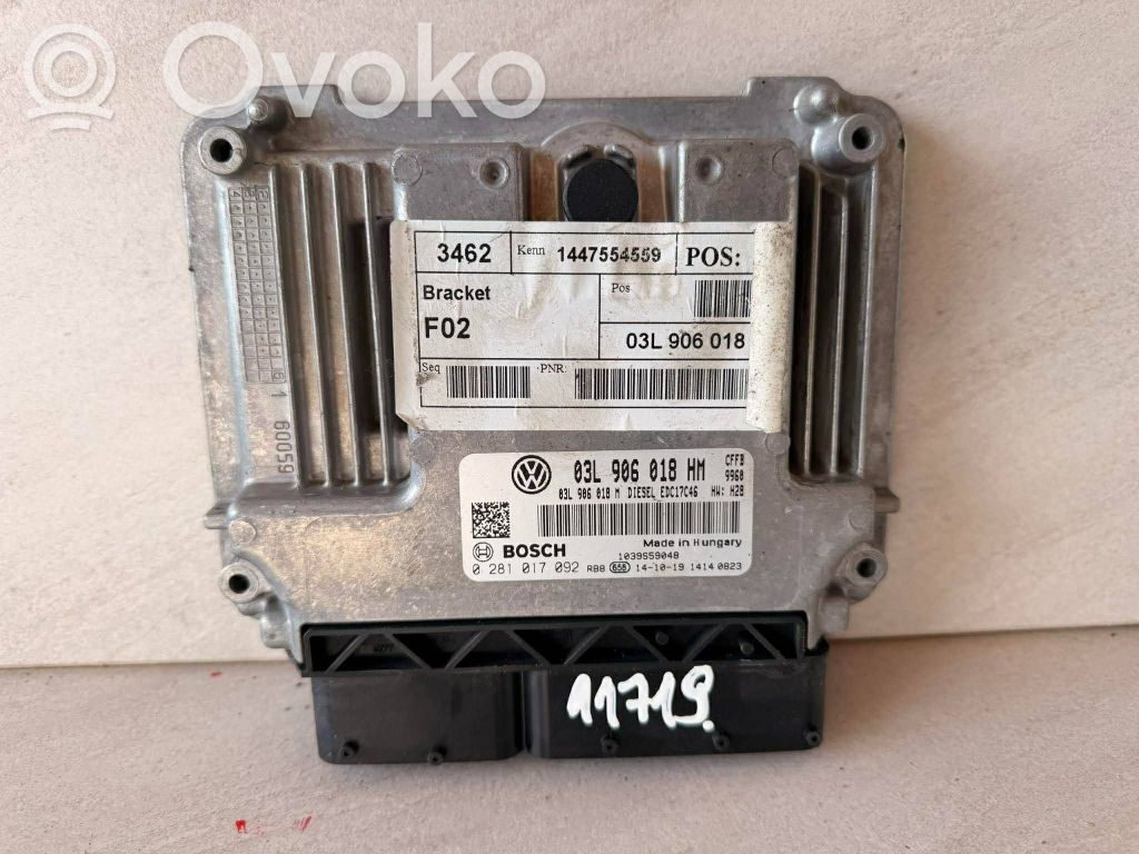 Seat Alhambra (Mk2) Engine control unit/module 