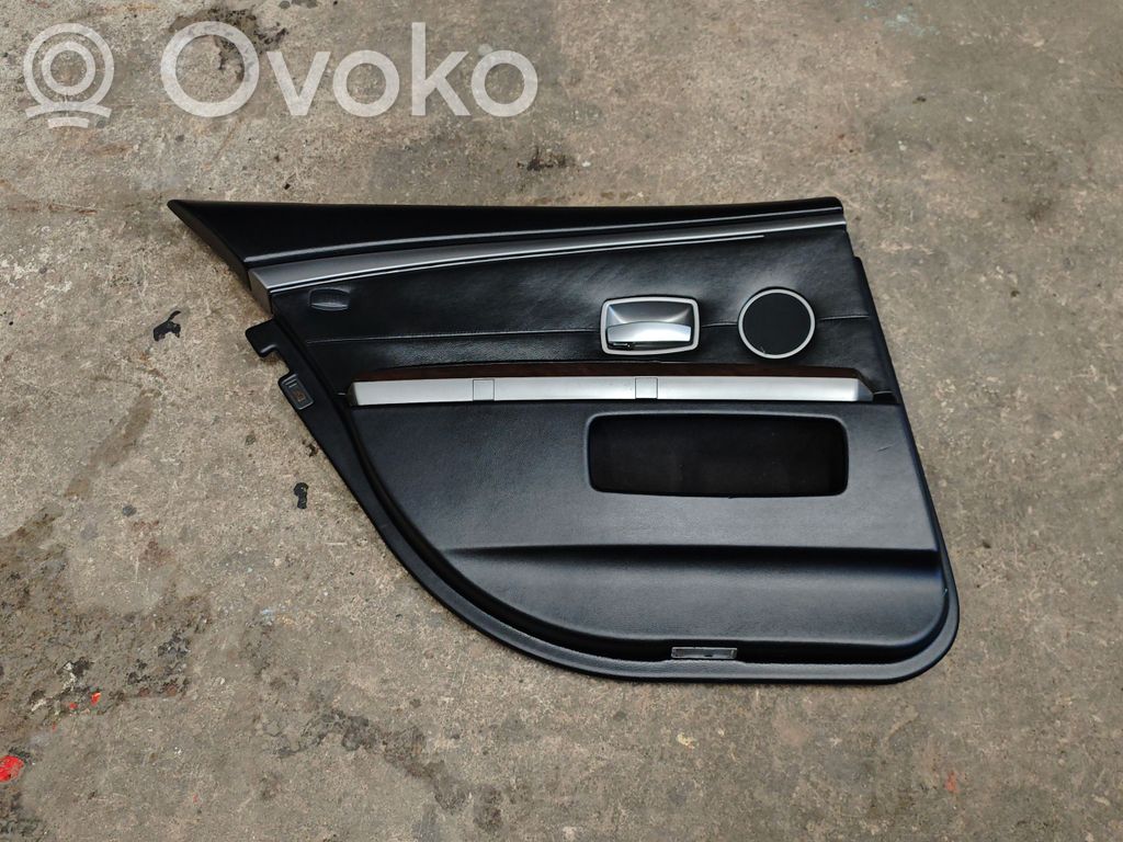 BMW 7 E65 E66 Apšuvums aizmugurējām durvīm 
