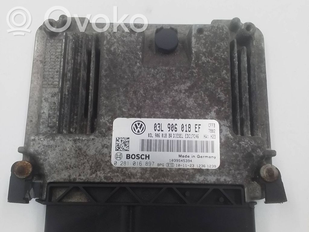 Skoda Superb B6 (3T) Engine control unit/module 