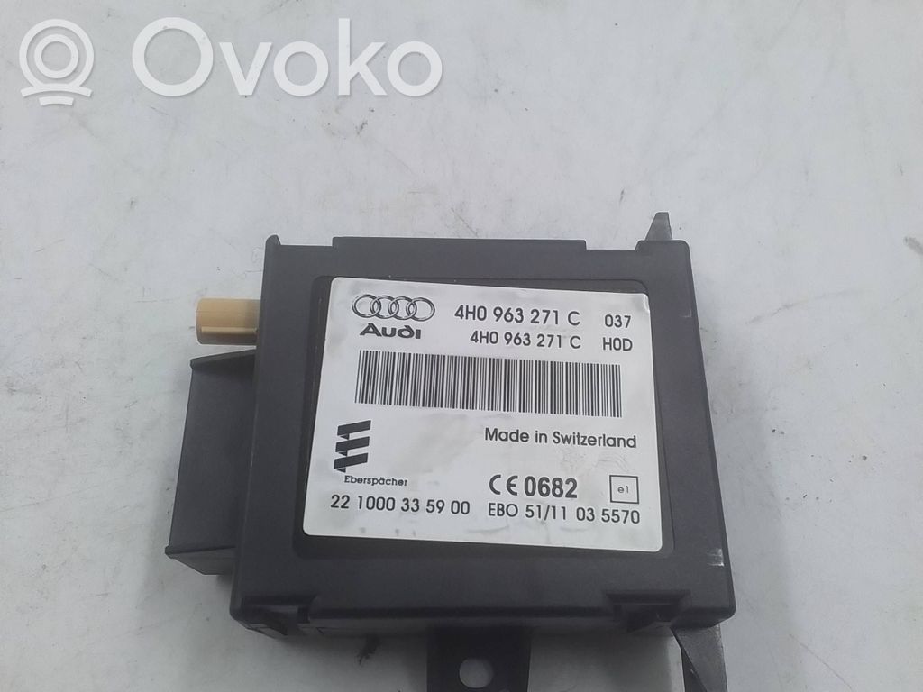 Audi A6 S6 C7 4G Auxiliary heating control unit/module 
