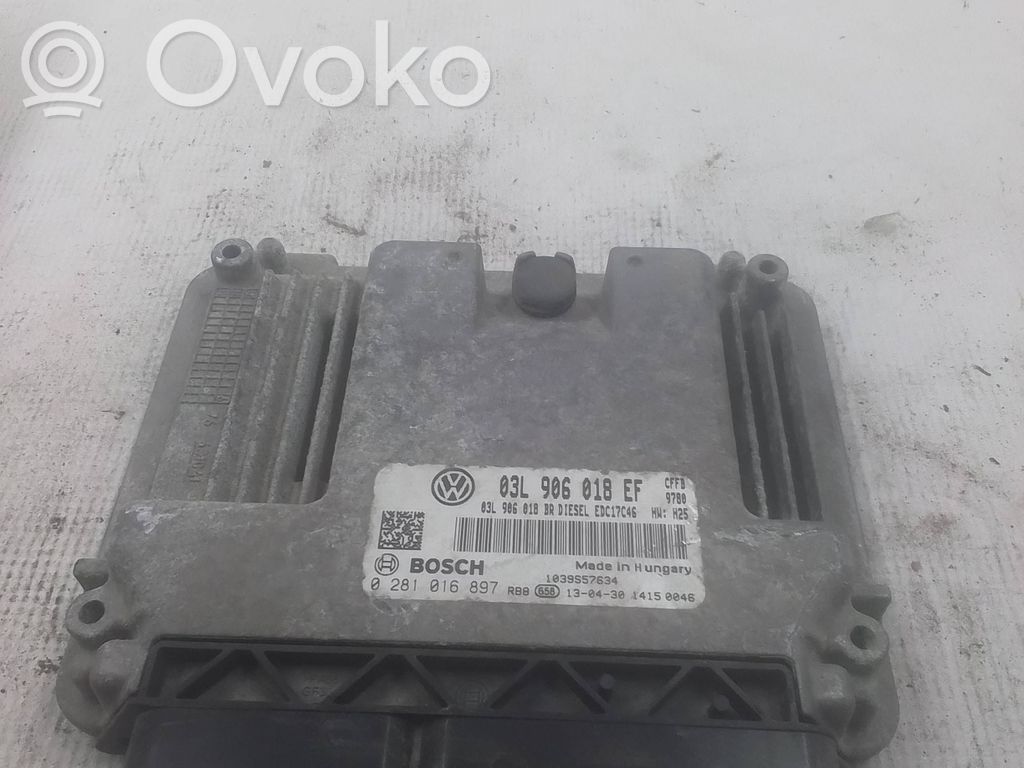 Skoda Superb B6 (3T) Engine control unit/module 