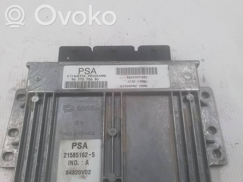 Citroen C5 Engine control unit/module 